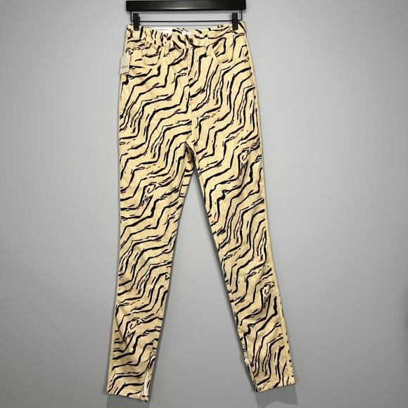 NWT WeWoreWhat Th Icon Piped Stiletto Slit Tiger Skinny Jean Size 30 - Picture 2 of 9